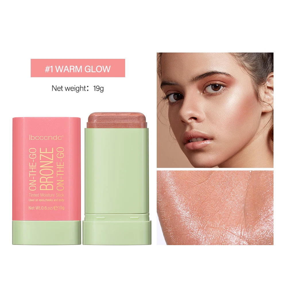 Pixi Multi-function Blush Stick Eyeshadow Cheek Blusher Tinted Cream Moisturize Waterproof Long Lasting Rendering Skin Makeup